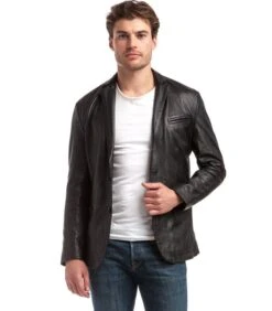 Alain Jasje Van Echt Leder Klassiek Suit